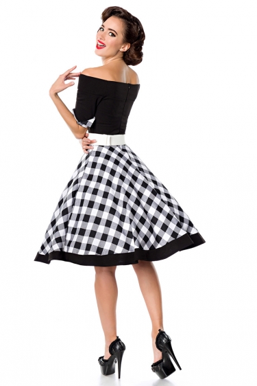 Retro boothals jurkje in 50s stijl